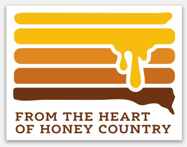 From the Heart of Honey Country - Sticker